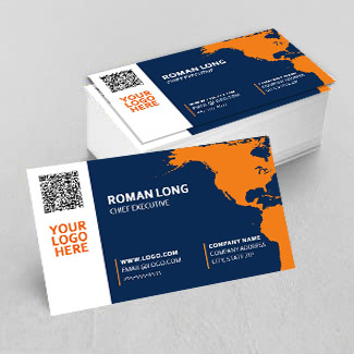 Business cards with many options to customize.