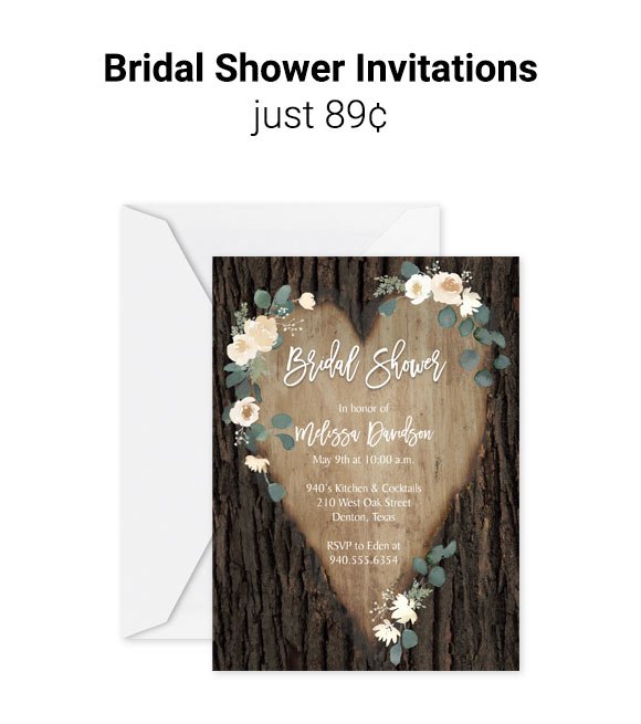 79¢ Bridal Shower