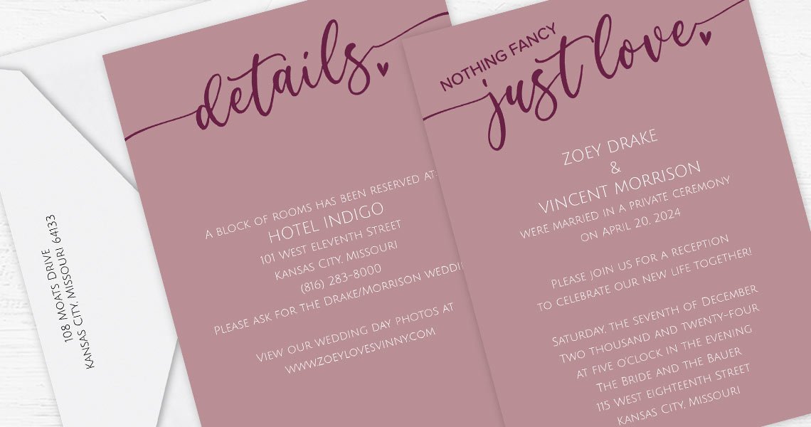 Dance-Only Invitation Wording
