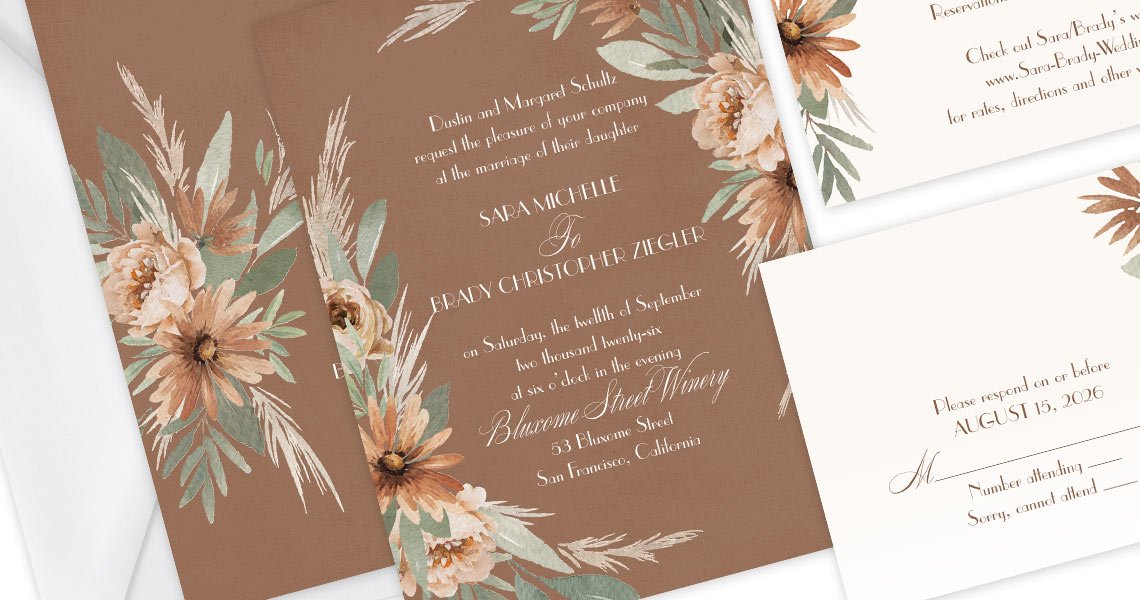 Wedding Invitation Wording Examples if the Bride’s Parent is Paying