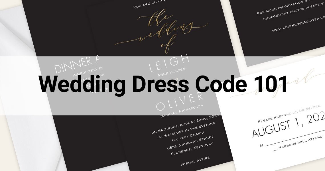 Wedding Dress Code 101