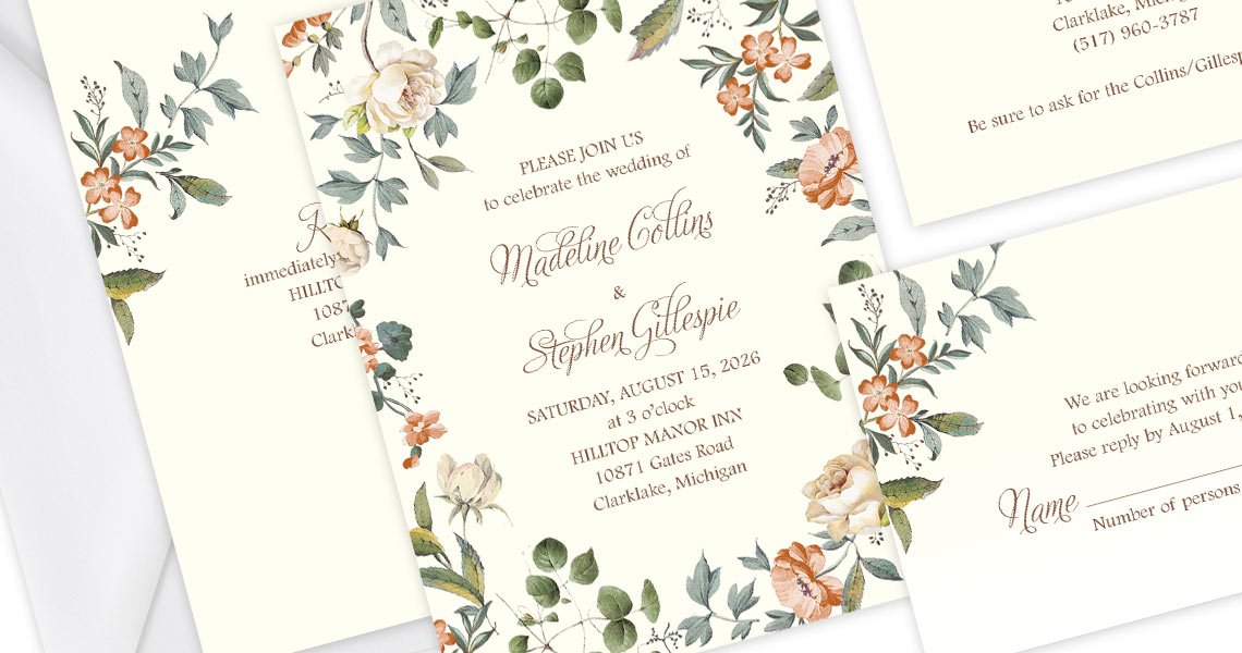 How to Word Your Wedding Invitations With Just the Couple’s Names
